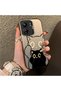 Redmi 13C 4G/5G Compatible Simple Striped Cute Black Cat Impact Wear-Resistant Art Print