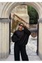 Black Crew Neck Modal Double Set - 4