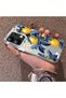 Redmi Note 13 4g Compatible Yellow Lemon Blue Leaf White Small Flower Shock Absorbing Protection - 2
