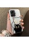 Poco C65 Compatible Simple Striped Cute Black Cat Impact Wear-Resistant Art Print