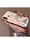 Samsung Galaxy A30/A20 Compatible Fresh Pink White Flower Ivy Full Surround Elegant Shockproof Printing - 2