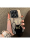 Mi 14t Pro Compatible Simple Striped Cute Black Cat Impact Wear-Resistant Art Print
