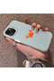 iPhone 14 Plus/15 Plus Compatible Simple Striped Cartoon Little Red Crab Impact-Resistant Drawing - 2