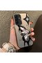 Samsung Galaxy A26 Compatible Cool Ink Pink White Butterfly Star Simple Style Shock Absorbing