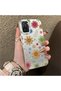 Redmi Note 10 4G/Note 10S Compatible Colorful Multicolor Daisy Plants Retro Hand Drawn Flower Print