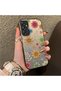 Samsung Galaxy M34 Compatible Colorful Multicolor Daisy Plants Retro Hand Drawn Flower Print