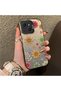 Tecno Spark 40C Compatible Colorful Multicolor Daisy Plants Retro Hand Drawn Flower Print