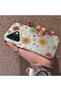 iPhone 16 Plus Compatible Colorful Multicolor Daisy Plants Retro Hand Drawn Flower Print - 2