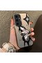 Samsung Galaxy S24 Fe Compatible Cool Ink Pink White Butterfly Star Simple Style Shock Absorbent