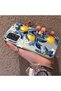 Samsung Galaxy A52/A52S Compatible Yellow Lemon Blue Leaf White Small Flower Shock Absorbing Protection - 2