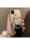Poco C31 Compatible Simple Striped Cute Black Cat Impact Wear-Resistant Art Print
