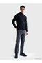 Özmarka New Season Black Half Turtleneck Men's Knitwear Sweater - 2