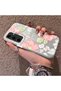 Samsung Galaxy S24 Fe Compatible Fresh Pink White Flower Ivy Full Surround Elegant Shockproof Printing - 2