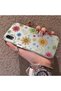 iPhone Xr Compatible Colorful Multicolor Daisy Plants Retro Hand Drawn Flower Print - 2