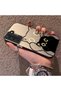 Samsung Galaxy S22 Compatible Simple Striped Cute Black Cat Impact Wear Resistant Art Print - 2