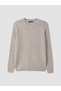 Peak New Season Beige Crew Neck Men's Knitwear Sweater - 5