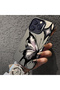 Samsung Galaxy S24 Plus Compatible Cool Ink Pink White Butterfly Star Simple Style Shock Absorbing - 5