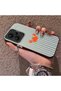 Redmi Note 13 Pro Plus+ 5g Compatible Simple Striped Cartoon Little Red Crab Impact-Resistant Drawing - 2