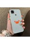 Poco C31 Compatible Simple Line Cartoon Little Red Crab Shockproof Drawing