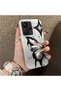 Redmi Note 13 Pro Plus+ 5g Compatible Cool Ink Pink White Butterfly Star Simple Style Shock Absorbent