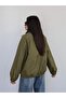 Degaje Collar Drawstring Bomber Jacket - 4