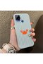 Realme C15/C25/C25S Compatible Simple Line Cartoon Little Red Crab Shockproof Drawing