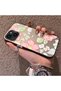 iPhone 14 Plus/15 Plus Compatible Fresh Pink White Flower Ivy Full Surrounding Elegant Shockproof Printing - 2