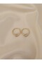 Women's Xuping Stone-Studded Hoop Model Earrings - 3