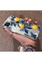 Realme C25Y/C21Y Compatible Yellow Lemon Blue Leaf White Small Flower Shock Absorbing Protection - 2