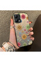 Poco X5 Compatible Colorful Multicolor Daisy Plants Retro Hand Drawn Flower Print