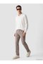 Vizyon New Season Ecru Polo Collar Men's Knitwear Sweater - 2