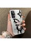 Redmi K50 Ultra Compatible Cool Ink Pink White Butterfly Star Simple Style Shock Absorbing