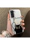 Samsung Galaxy S22 Compatible Simple Striped Cute Black Cat Impact Wear Resistant Art Print