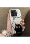 Redmi Note 14 4g Compatible Simple Striped Cute Black Cat Impact Wear-Resistant Art Print