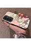 Samsung Galaxy S25 Fe Compatible Fresh Pink White Flower Ivy Full Surround Elegant Shockproof Print - 2