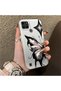 Realme C21Y/C25Y Compatible Air Ink Pink White Butterfly Star Simple Style Shock Absorbing