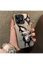 Realme Note 50 Compatible Cool Ink Pink White Butterfly Star Simple Style Shock Absorbing