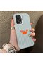 Redmi Note 12 Pro 5g Compatible Simple Line Cartoon Little Red Crab Impact-Resistant Drawing