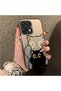 Oppo F31 Compatible Simple Striped Cute Black Cat Impact Wear Resistant Art Print