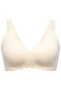 - Seamless Support Floral Nursing Bra Cream - S - 3