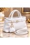 155 Women's Hand and Shoulder Bag with Adjustable Long Strap, Faux Leather, Stylish, Daily Use
