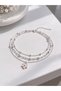 Women's Gold Color 3-Piece Daisy Flower Dorica Bracelet Chain Set - 2