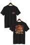 Lucky Leopard Printed Oversize Unisex T-Shirt – Front and Back Printed Vintage Streetwear T-Shirt