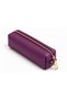 Vegan Leather Zippered Pen Holder - 5