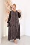 Plus Size Modal Fabric Stone Dress - 3