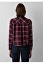 Checkered Regular Fit 100% Viscose Women's Shirt. - 3