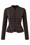 Napolyon Model Gold Buttoned Knitwear Blouse - 2
