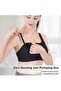 - Adjustable Breast-Pumping and Breastfeeding Bra - Black - Small - 5