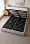 8-Piece Large Size Under-Bed Storage Bag Set 65X45X22 cm Black Thick Interlining Fabric Zippered Foldable Storage Bag - 7