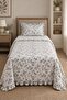 Sereni Fiber Filled Single 180X240 cm Bedspread Gray
